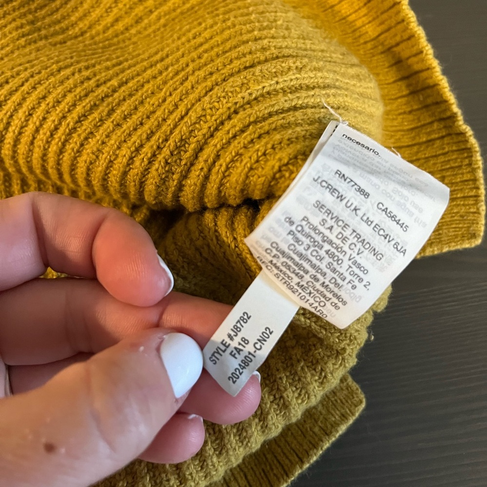 Madewell Patch Pocket Pull Over Cropped Sweater - image 6